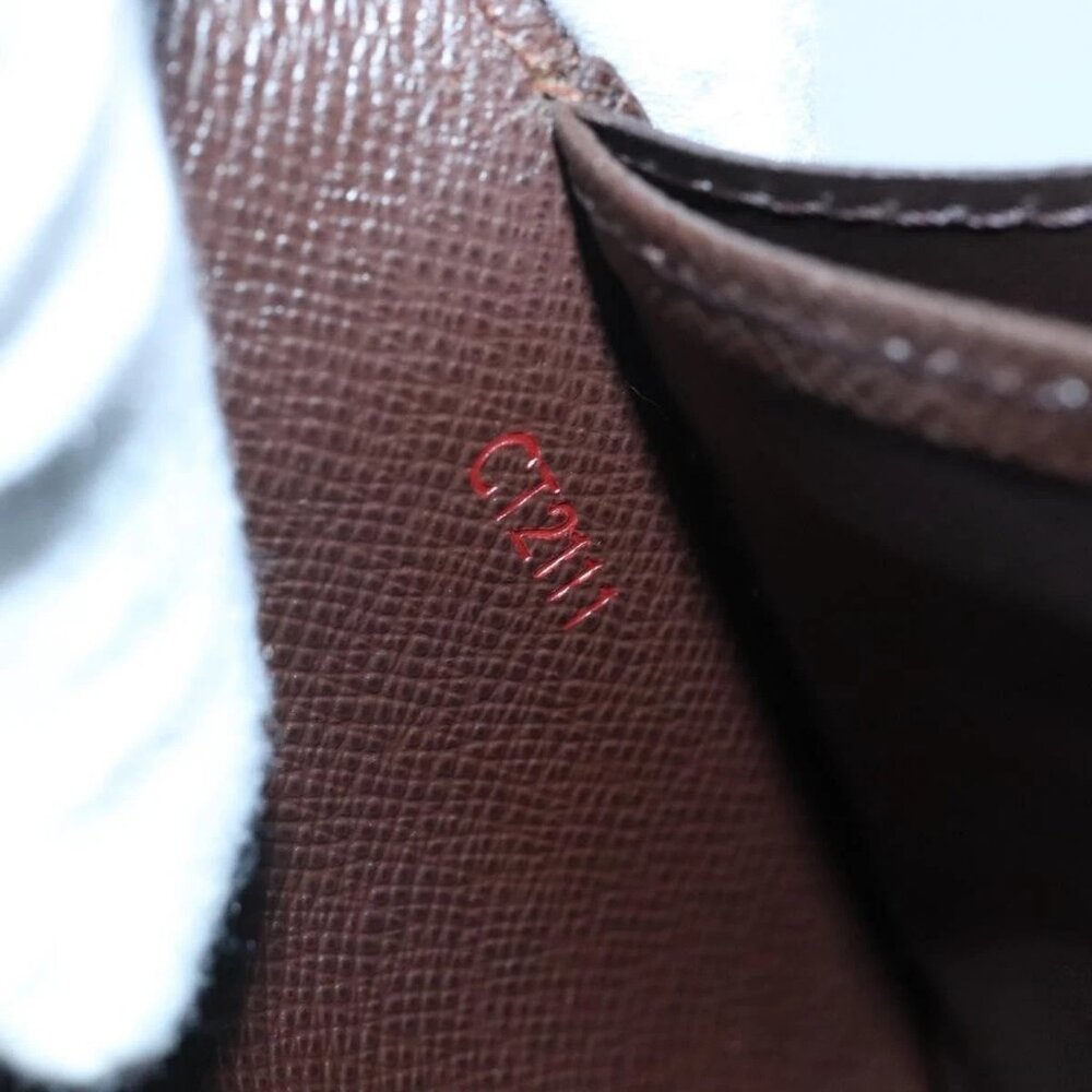 LOUIS VUITTON Damier Ebene Portefeuille Sarah Long Wallet N60491 LV Auth 135012 - Picture 12 of 16